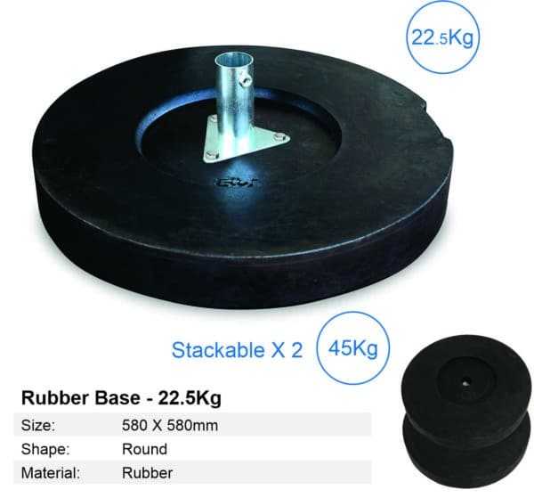 Square 2m Sliding Umbrella