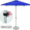 Square 2m Sliding Umbrella