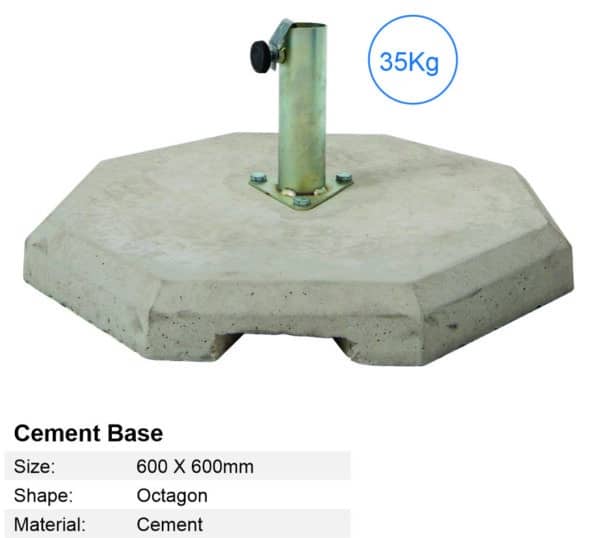 Square 2m Sliding Umbrella